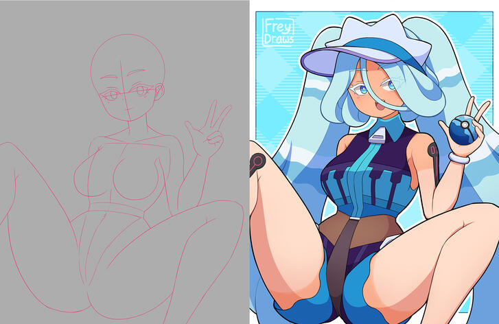 Sitting "casually" (€75)